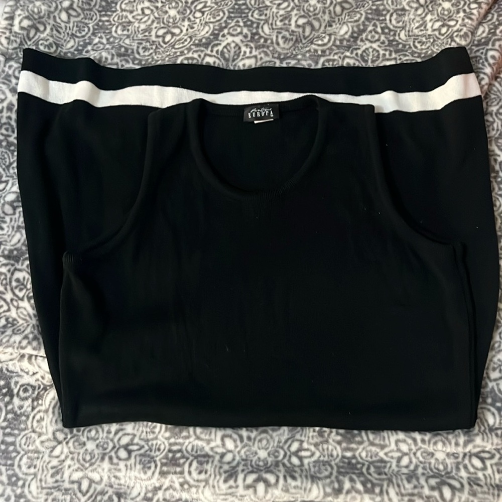 Europa Midi Black Dress